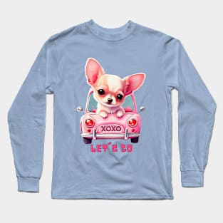 chihuahua let's go Long Sleeve T-Shirt